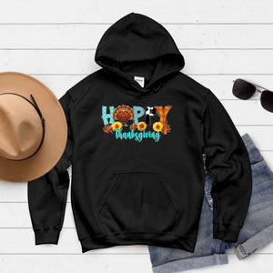 Thankful & Toasty – Happy Thanksgiving Hoodie for Cozy Fall Celebrations