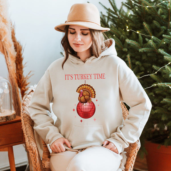 Talk Turkey to Me – It’s Turkey Time Hoodie for Fall Party Season
