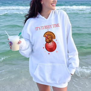 Talk Turkey to Me – It’s Turkey Time Hoodie for Fall Party Season