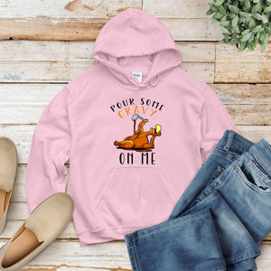 My Body Is Ready for Gravy – Pour Some Gravy On Me Hoodie for Thanksgiving Laughs