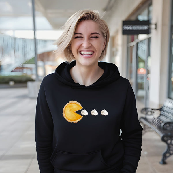 Powered by Pie – Pumpkin Pie Hoodie for Cozy Thanksgiving Vibes