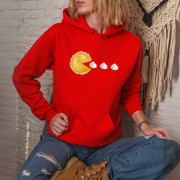 Powered by Pie – Pumpkin Pie Hoodie for Cozy Thanksgiving Vibes