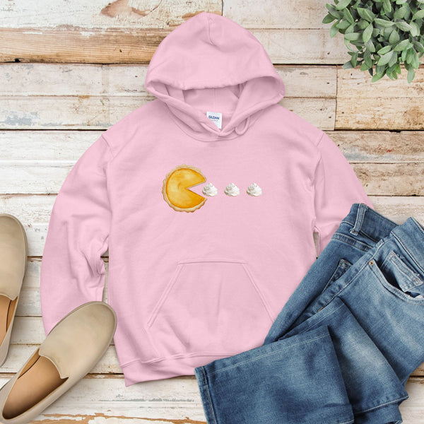 Powered by Pie – Pumpkin Pie Hoodie for Cozy Thanksgiving Vibes