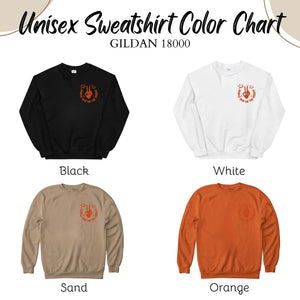 People Give Me The Creeps Sweatshirt – Funny Halloween Sweatshirt with Skeleton Hand