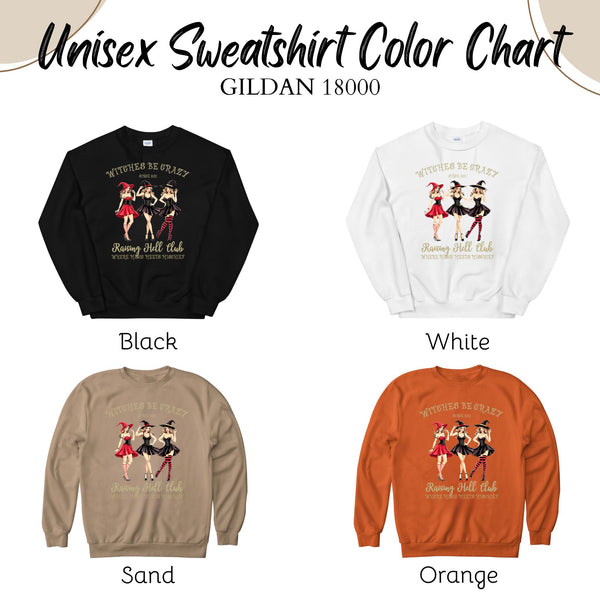 Witches Be Crazy Sweatshirt – Spooky Season Style for Bold Witches
