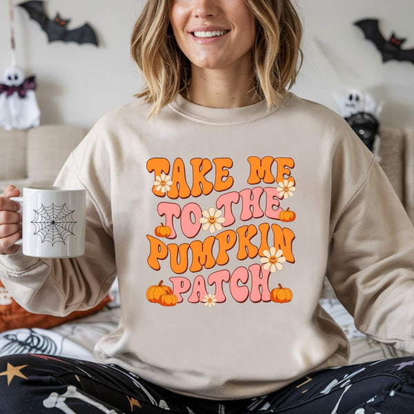 Pumpkin Patch Mood Activated – Take Me To The Pumpkin Patch Sweatshirt