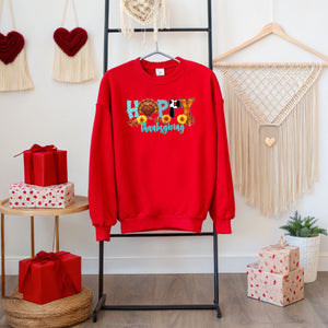Gravy, Gratitude & Good Vibes – Happy Thanksgiving Sweatshirt for Fall Feasting