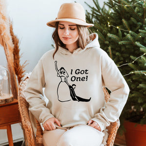 Bagged My Forever – I Got One Hoodie for Brides with Humor