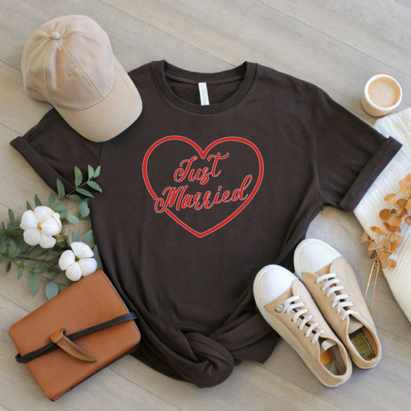 Just Said I Do ❤️ – Just Married Shirt for Honeymooners & Newlyweds