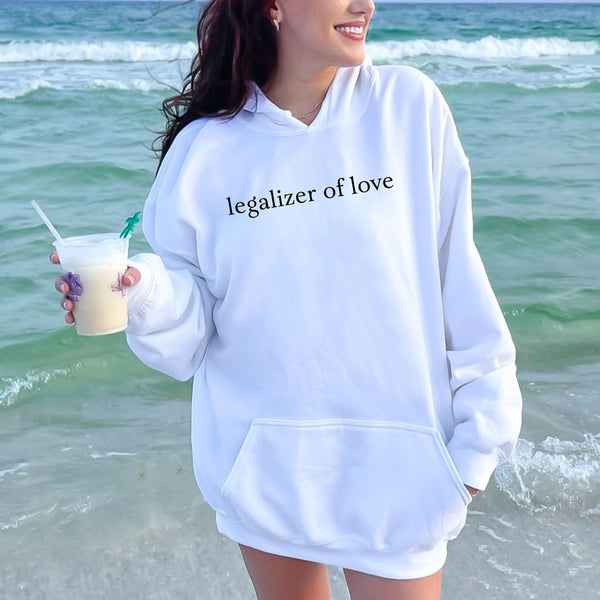 Love Is Official – Legalizer Of Love Hoodie for Wedding Officiants