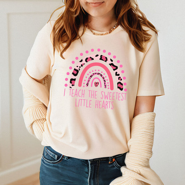 Teaching With Heart – I Teach The Sweetest Little Hearts Shirt for Early Educators