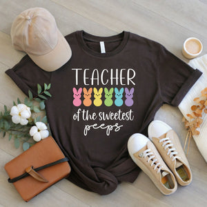 Sweetest Peeps Ever – Teacher Of The Sweetest Peeps Shirt for Spring & Teacher’s Day