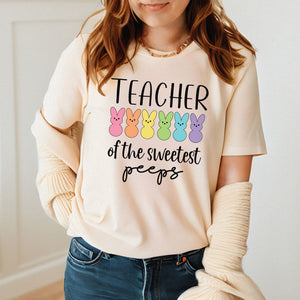 Sweetest Peeps Ever – Teacher Of The Sweetest Peeps Shirt for Spring & Teacher’s Day