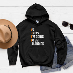 SH*T Just Got Cozy – Funny Engagement Hoodie for Brides & Grooms