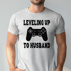Achievement Unlocked – Leveling Up To Husband Shirt for Gamer Grooms