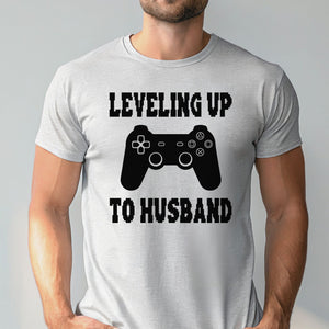 Achievement Unlocked – Leveling Up To Husband Shirt for Gamer Grooms