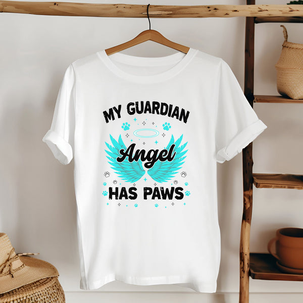 My Angel Has Paws Shirt – Heartfelt Pet Loss Gift for Dog & Cat Lovers