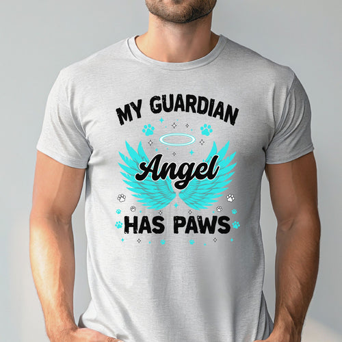 My Angel Has Paws Shirt – Heartfelt Pet Loss Gift for Dog & Cat Lovers