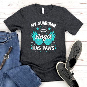 My Angel Has Paws Shirt – Heartfelt Pet Loss Gift for Dog & Cat Lovers