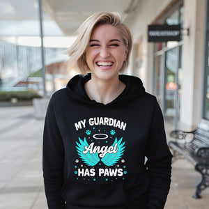My Angel Has Paws Hoodie – Cozy Pet Loss Hoodie for Dog & Cat Lovers