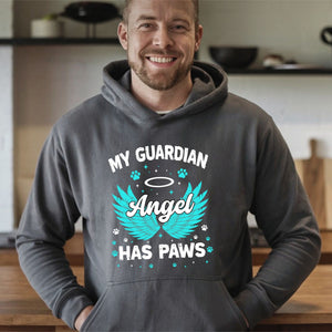 My Angel Has Paws Hoodie – Cozy Pet Loss Hoodie for Dog & Cat Lovers