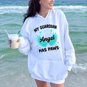 My Angel Has Paws Hoodie – Cozy Pet Loss Hoodie for Dog & Cat Lovers