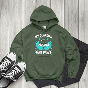 My Angel Has Paws Hoodie – Cozy Pet Loss Hoodie for Dog & Cat Lovers