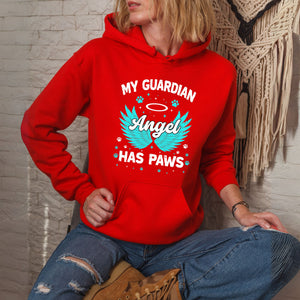 My Angel Has Paws Hoodie – Cozy Pet Loss Hoodie for Dog & Cat Lovers