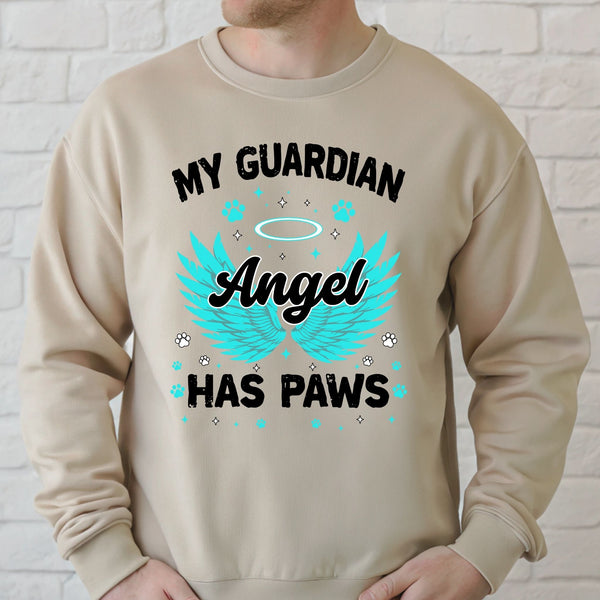 My Angel Has Paws Sweatshirt – Cozy Memorial Crewneck for Pet Lovers