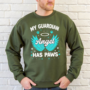 My Angel Has Paws Sweatshirt – Cozy Memorial Crewneck for Pet Lovers