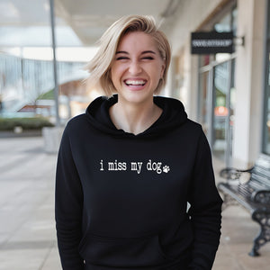 I Miss My Dog Hoodie – Heartfelt Pet Memorial Gift