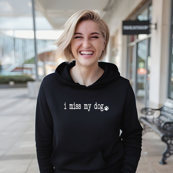 I Miss My Dog Hoodie – Heartfelt Pet Memorial Gift