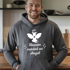 Heaven Needed An Angel Hoodie – Cozy Pet Memorial Tribute