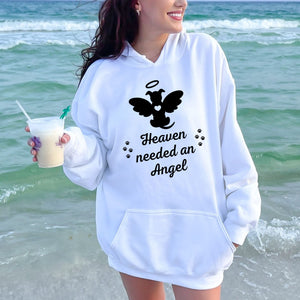 Heaven Needed An Angel Hoodie – Cozy Pet Memorial Tribute