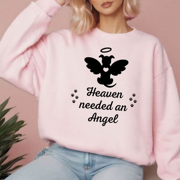 Heaven Needed An Angel Sweatshirt – Furry Pet Memorial Tribute