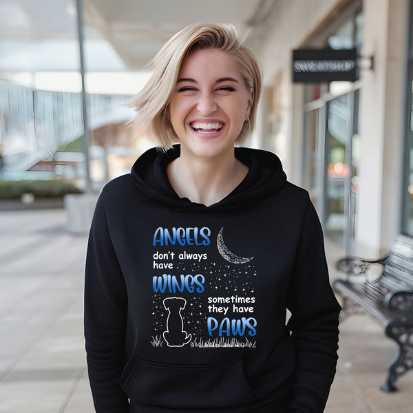 Angels Don't Always Have Wings Hoodie – Pet Memorial