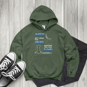Angels Don't Always Have Wings Hoodie – Pet Memorial