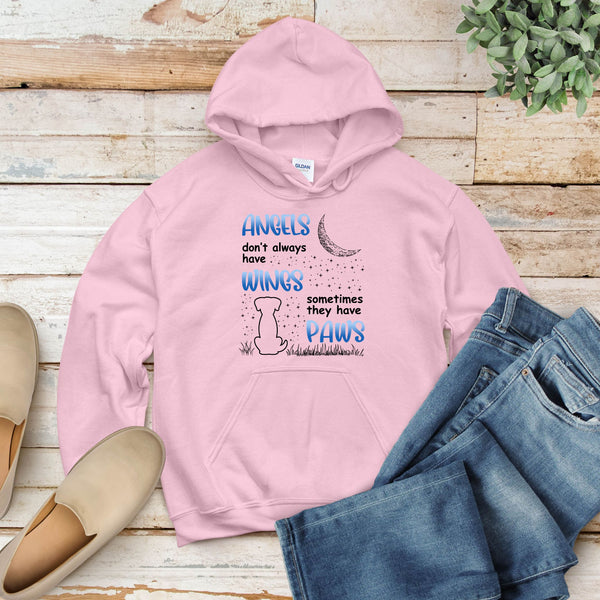 Angels Don't Always Have Wings Hoodie – Pet Memorial
