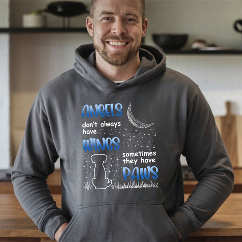 Angels Don't Always Have Wings Hoodie – Pet Memorial