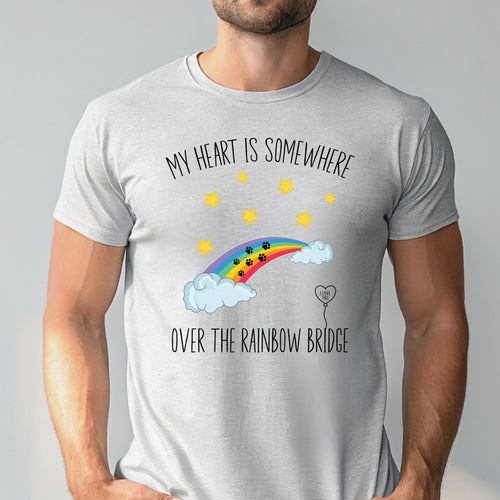 My Heart Is Somewhere Shirt – Rainbow Bridge Pet Parent Memorial