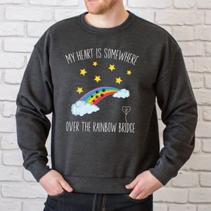 My Heart Is Somewhere Sweatshirt – Pet Remembrance & Memorial Gift