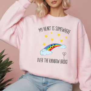 My Heart Is Somewhere Sweatshirt – Pet Remembrance & Memorial Gift