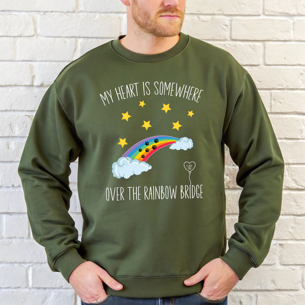 My Heart Is Somewhere Sweatshirt – Pet Remembrance & Memorial Gift