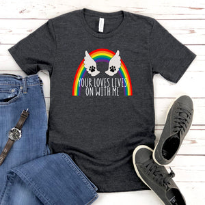 Your Love Lives On With Me Shirt – Pet Loss Memorial