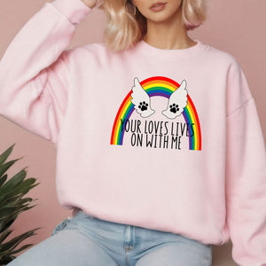 Your Love Lives On With Me Sweatshirt – Pet Memory Crewneck