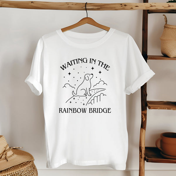 Waiting At The Rainbow Bridge Shirt – Pet Loss Tribute