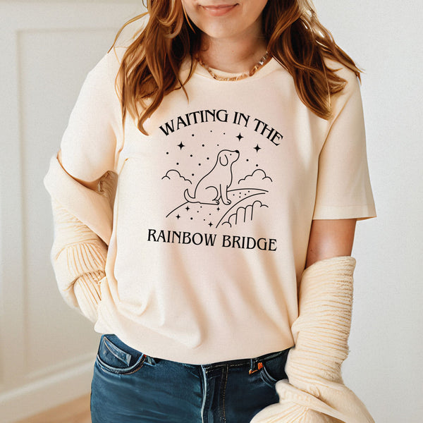 Waiting At The Rainbow Bridge Shirt – Pet Loss Tribute