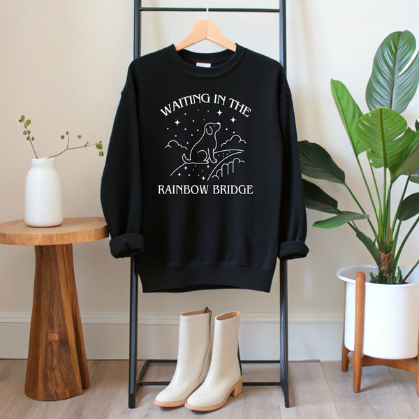 Waiting At The Rainbow Bridge Sweatshirt