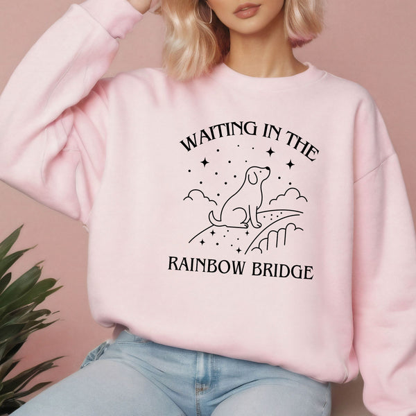 Waiting At The Rainbow Bridge Sweatshirt