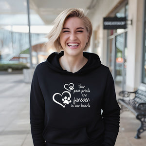 Your Paw Prints Are Forever In Our Hearts Hoodie